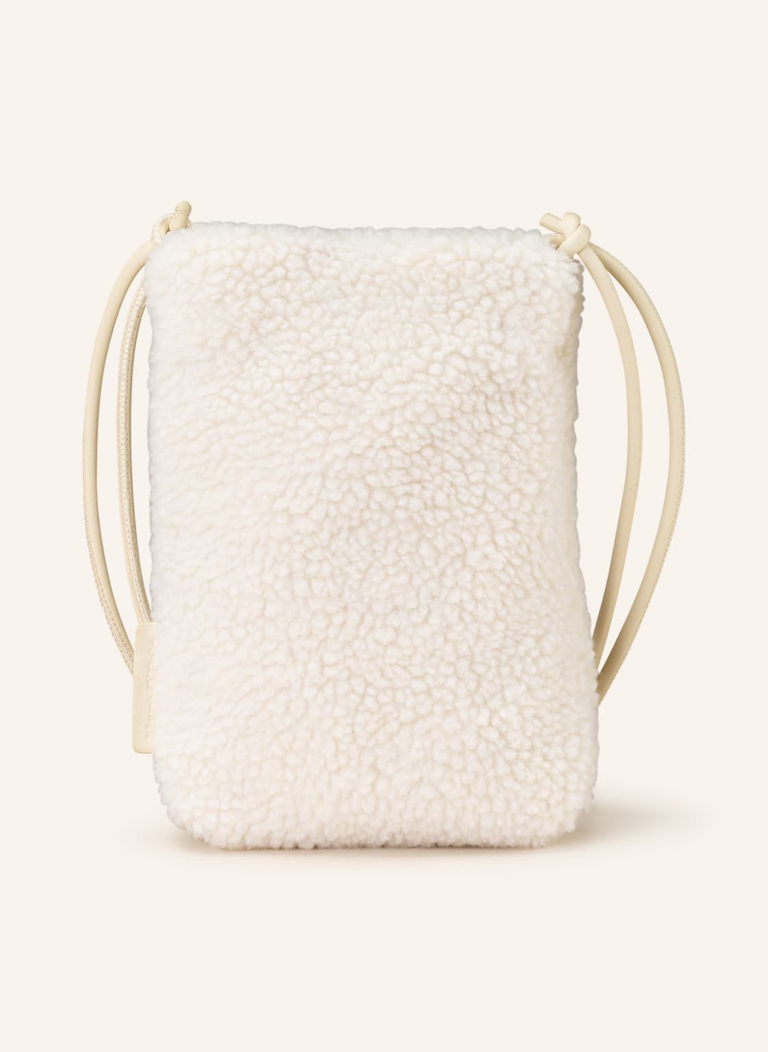 Image of Marc O'polo Smartphone-Tasche Aus Teddyfell weiss