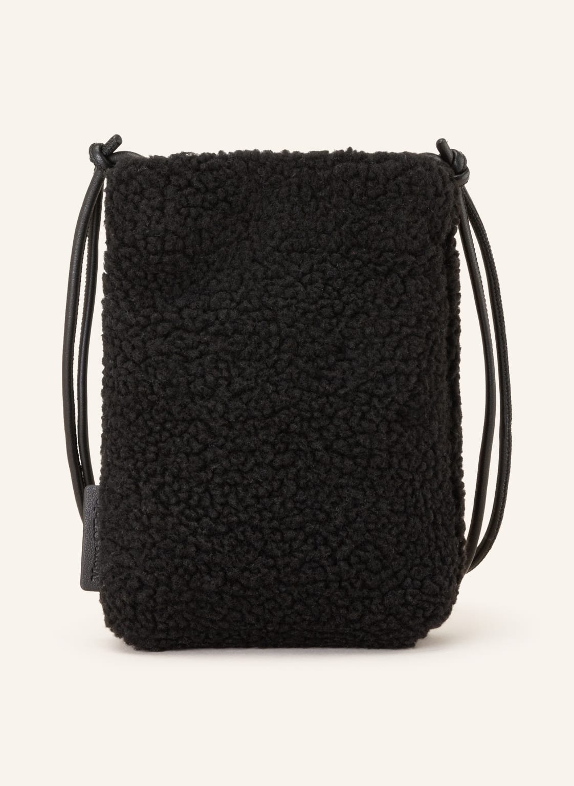 Image of Marc O'polo Smartphone-Tasche Aus Teddyfell schwarz