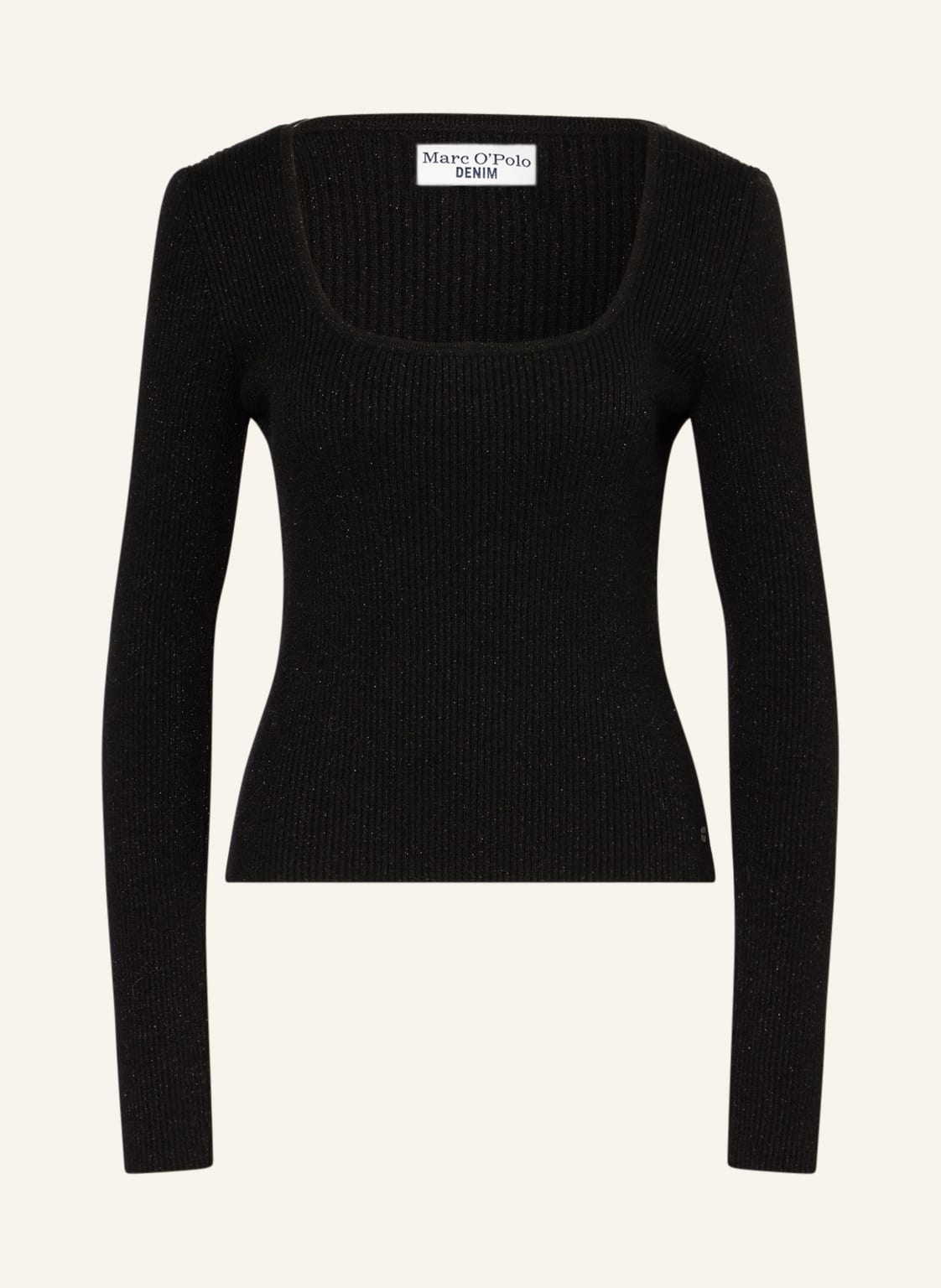 Image of Marc O'polo Denim Pullover Mit Glitzergarn schwarz
