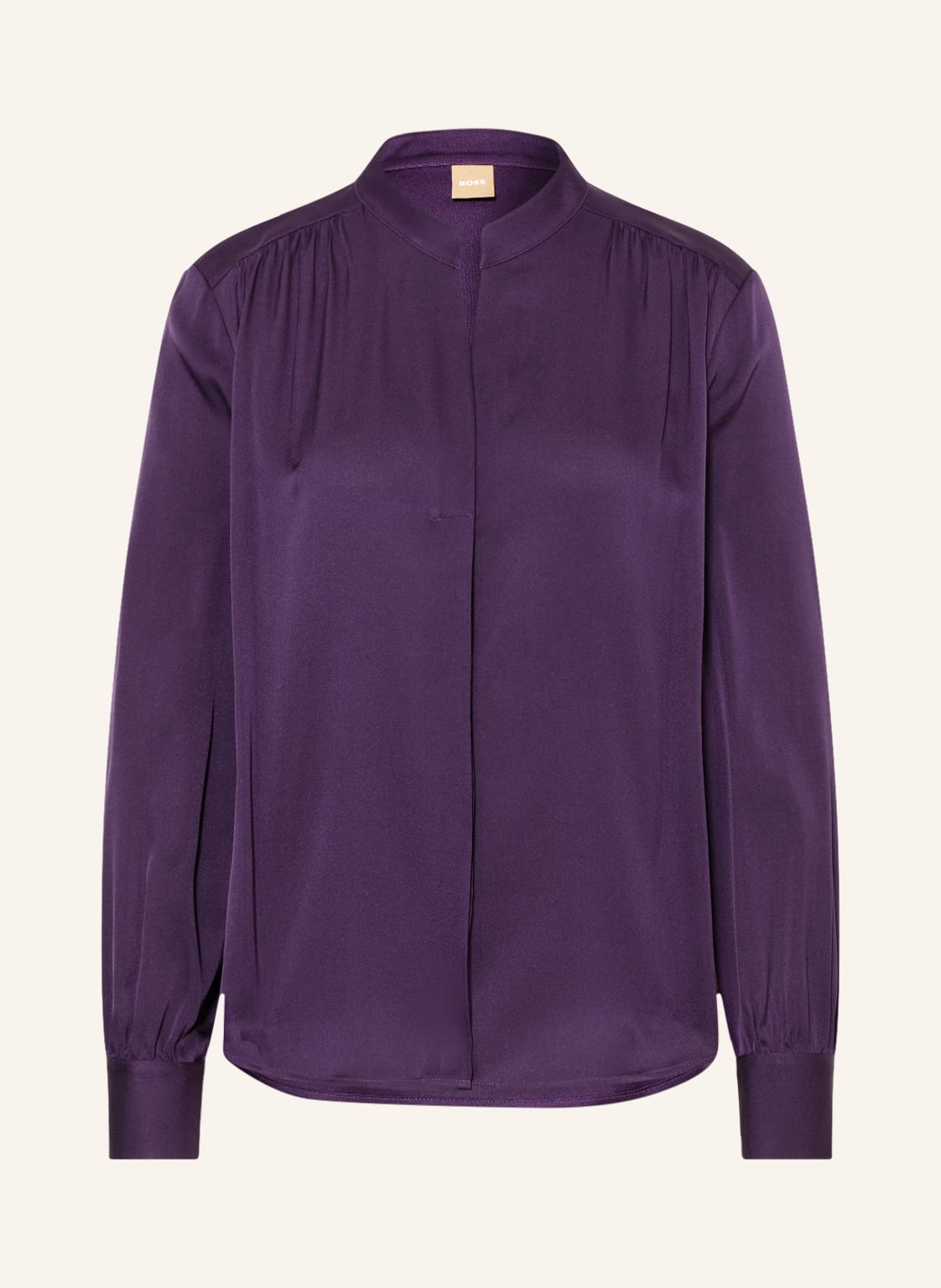 Image of Boss Seidenbluse Banora violett