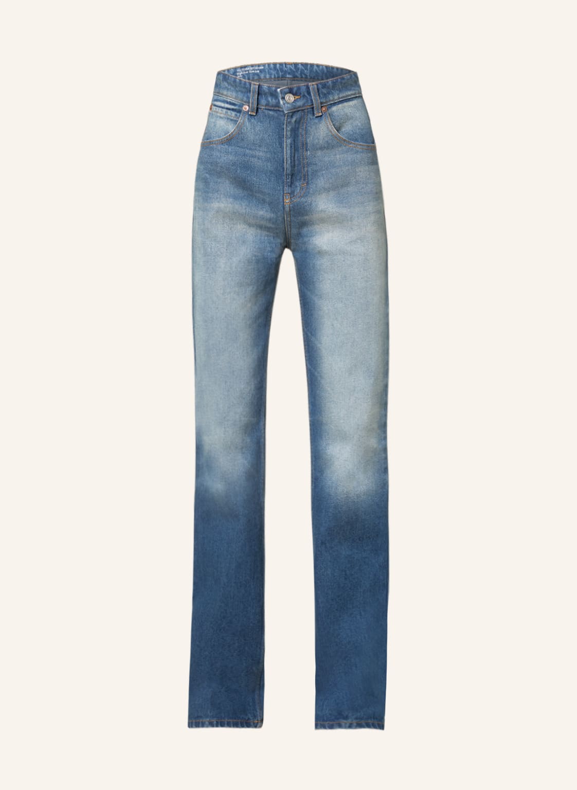 Image of Victoriabeckham Straight Jeans Julia blau
