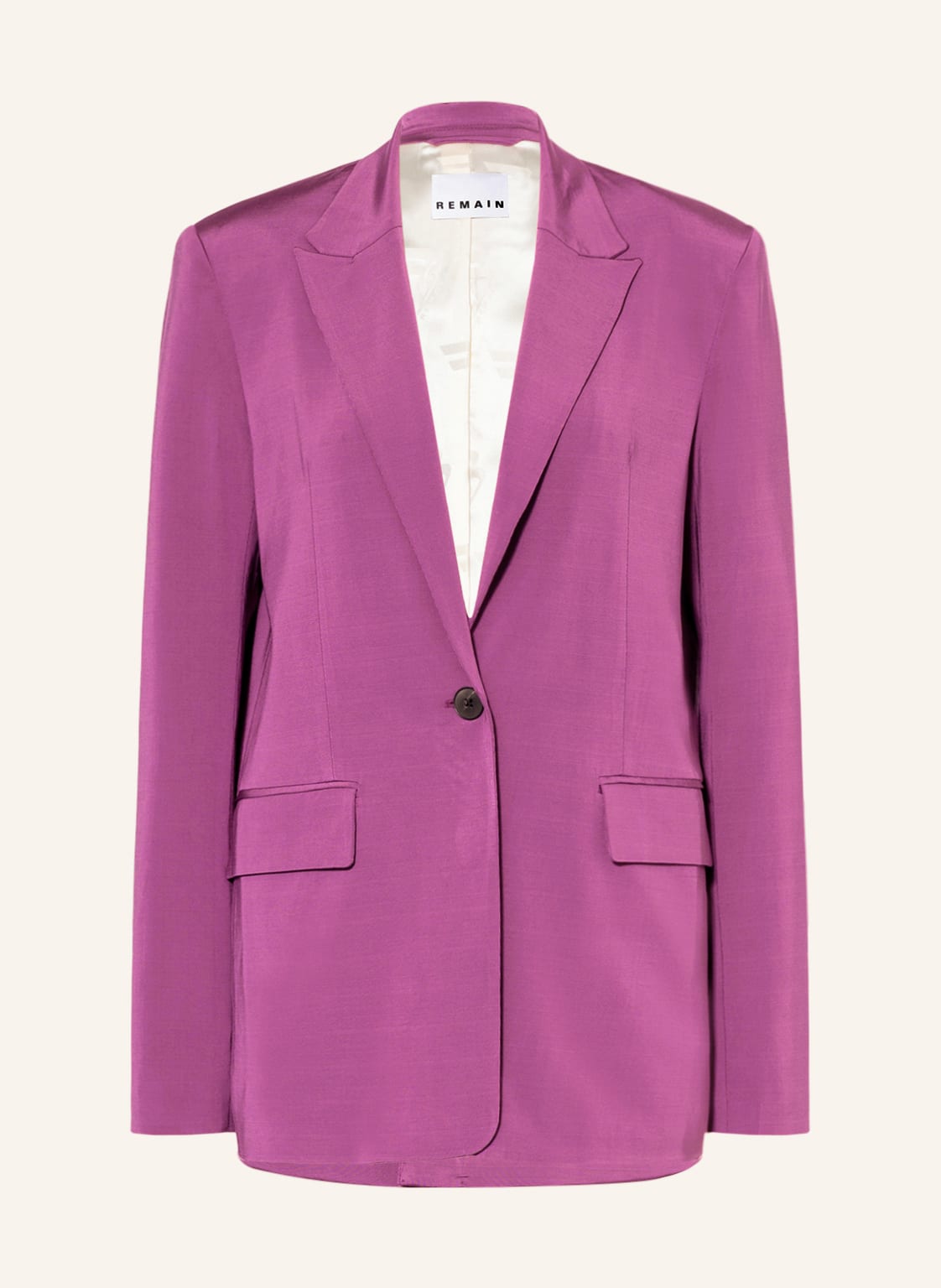 Image of Remain Birger Christensen Satinblazer Balgin violett