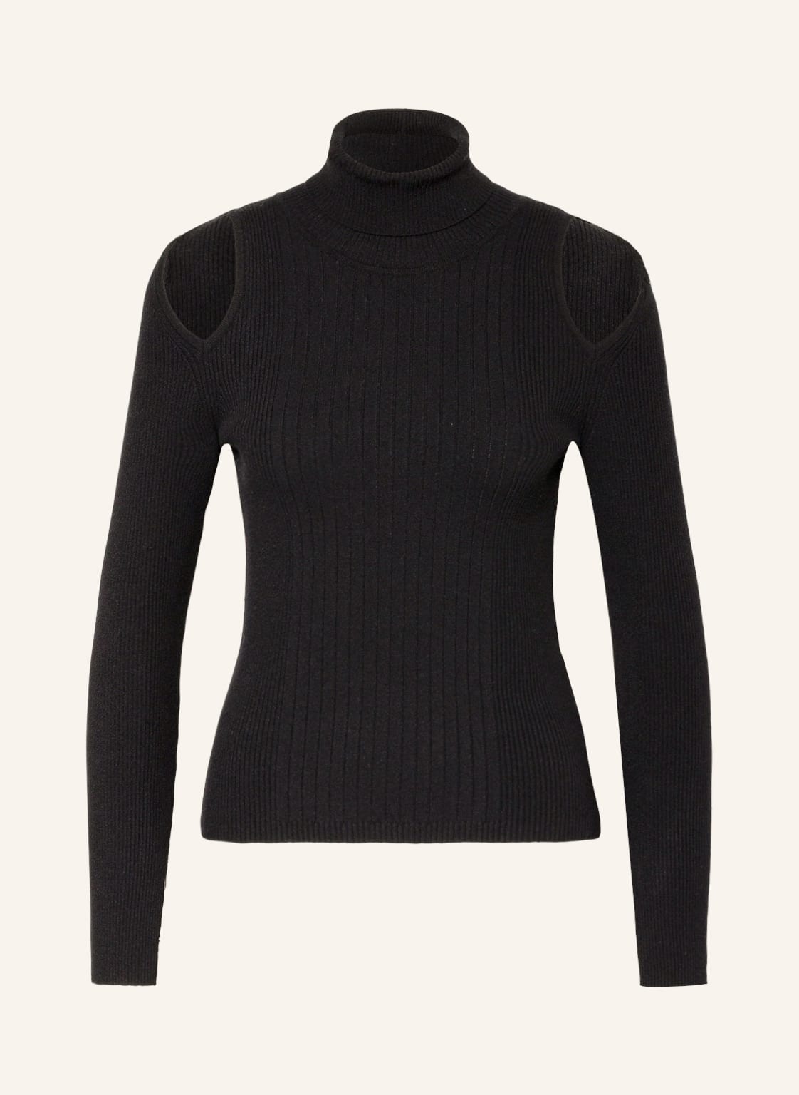 Image of Riani Rollkragenpullover Mit Cut-Outs schwarz