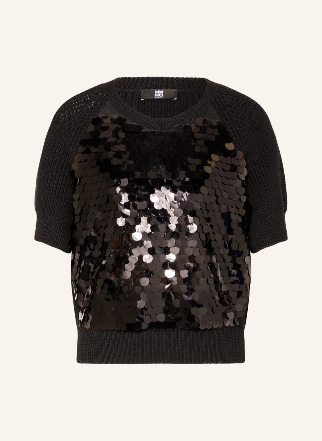 Image of Riani Pullover Mit Pailletten schwarz