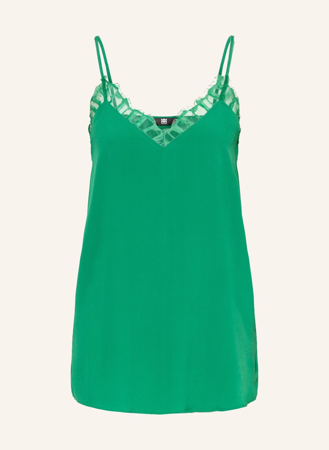 Image of Riani Top Mit Spitze gruen