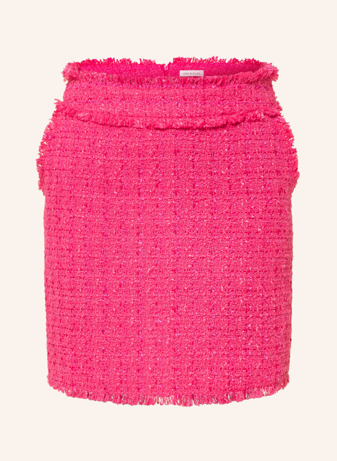 Image of Mrs & Hugs Bouclé-Rock pink