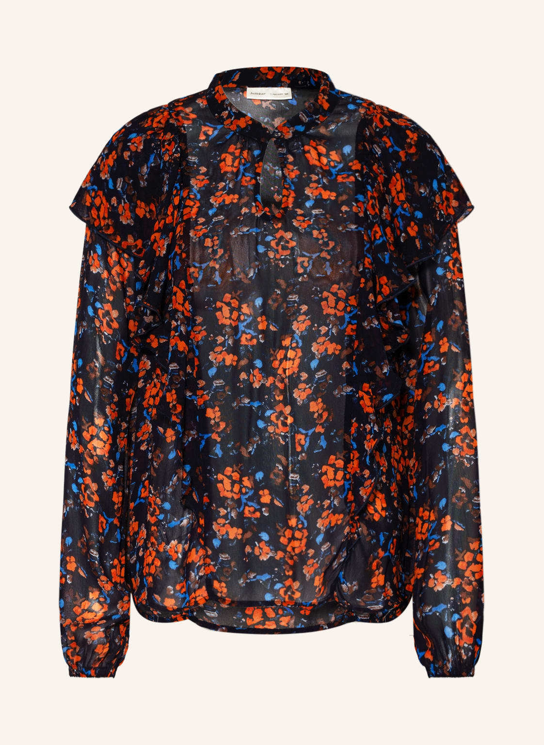 Image of Inwear Blusenshirt Kirstieiw Mit Volants blau