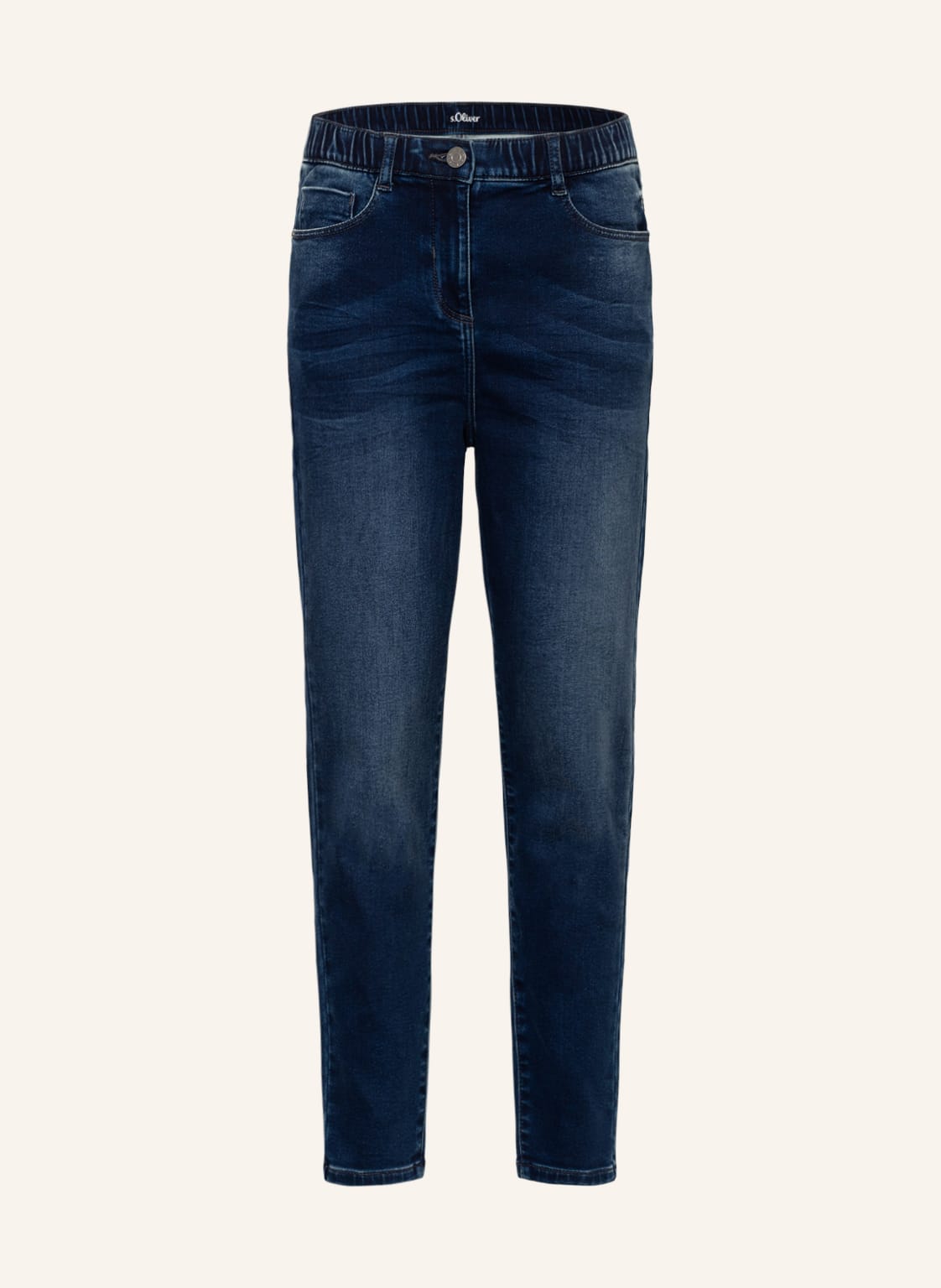 Image of S.Oliver Red Jeans Mom Fit blau