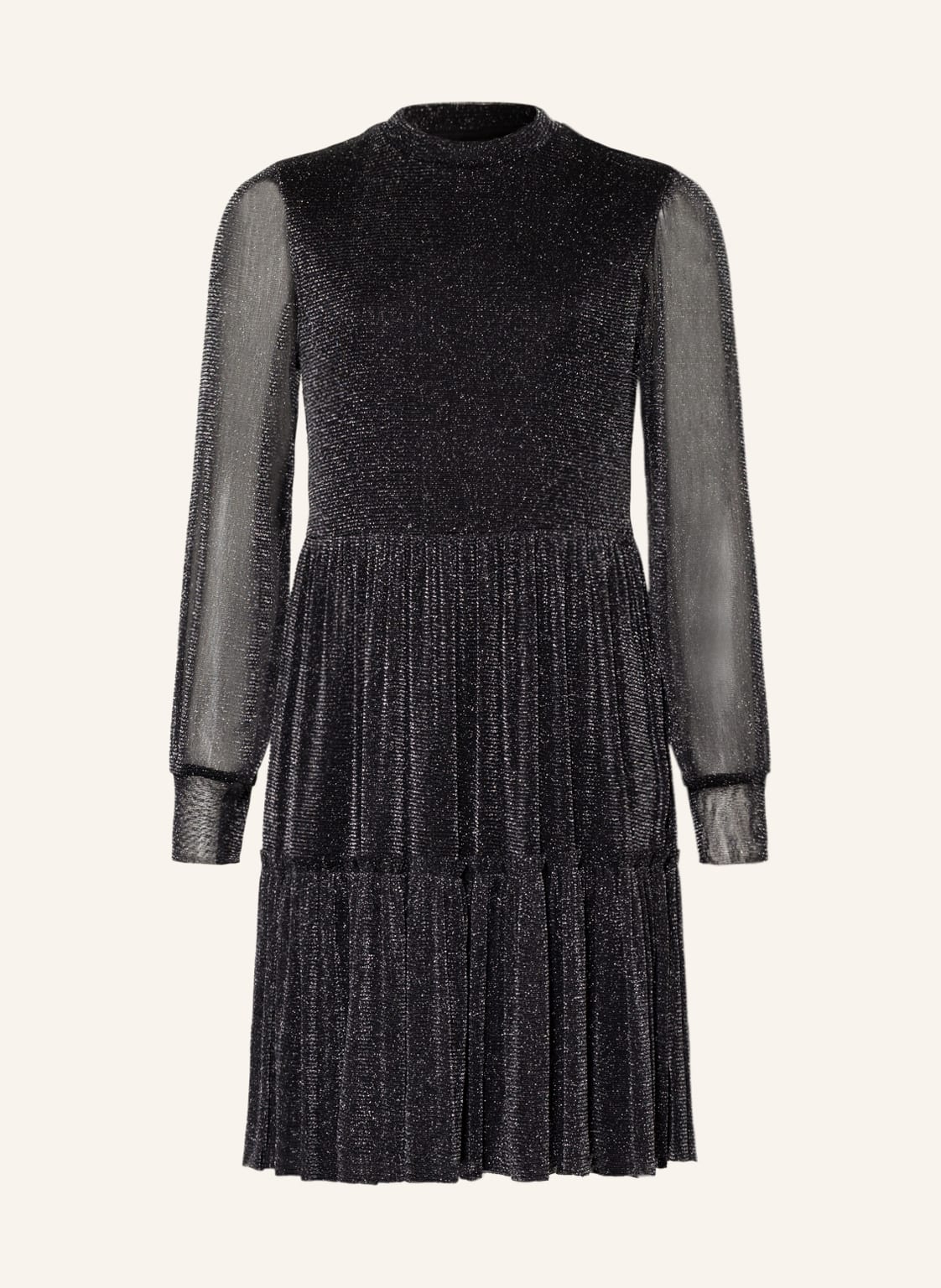 Image of S.Oliver Red Kleid Mit Glitzergarn schwarz