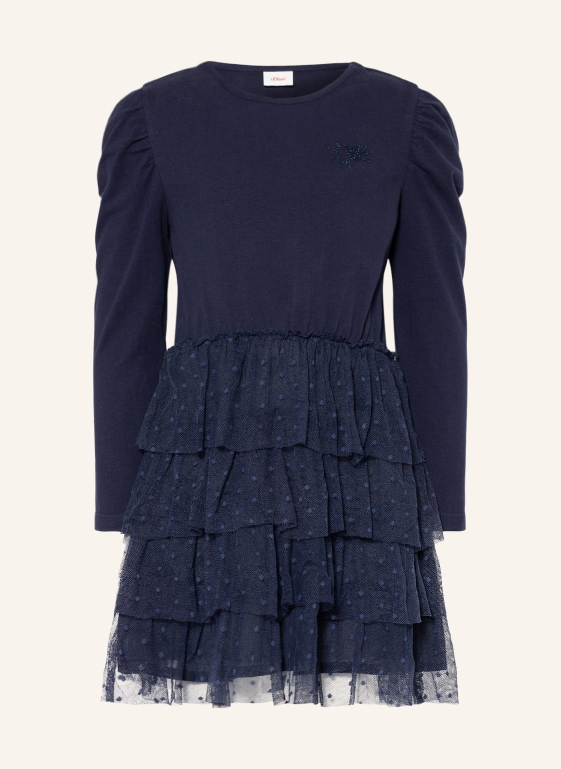 Image of S.Oliver Red Jerseykleid blau