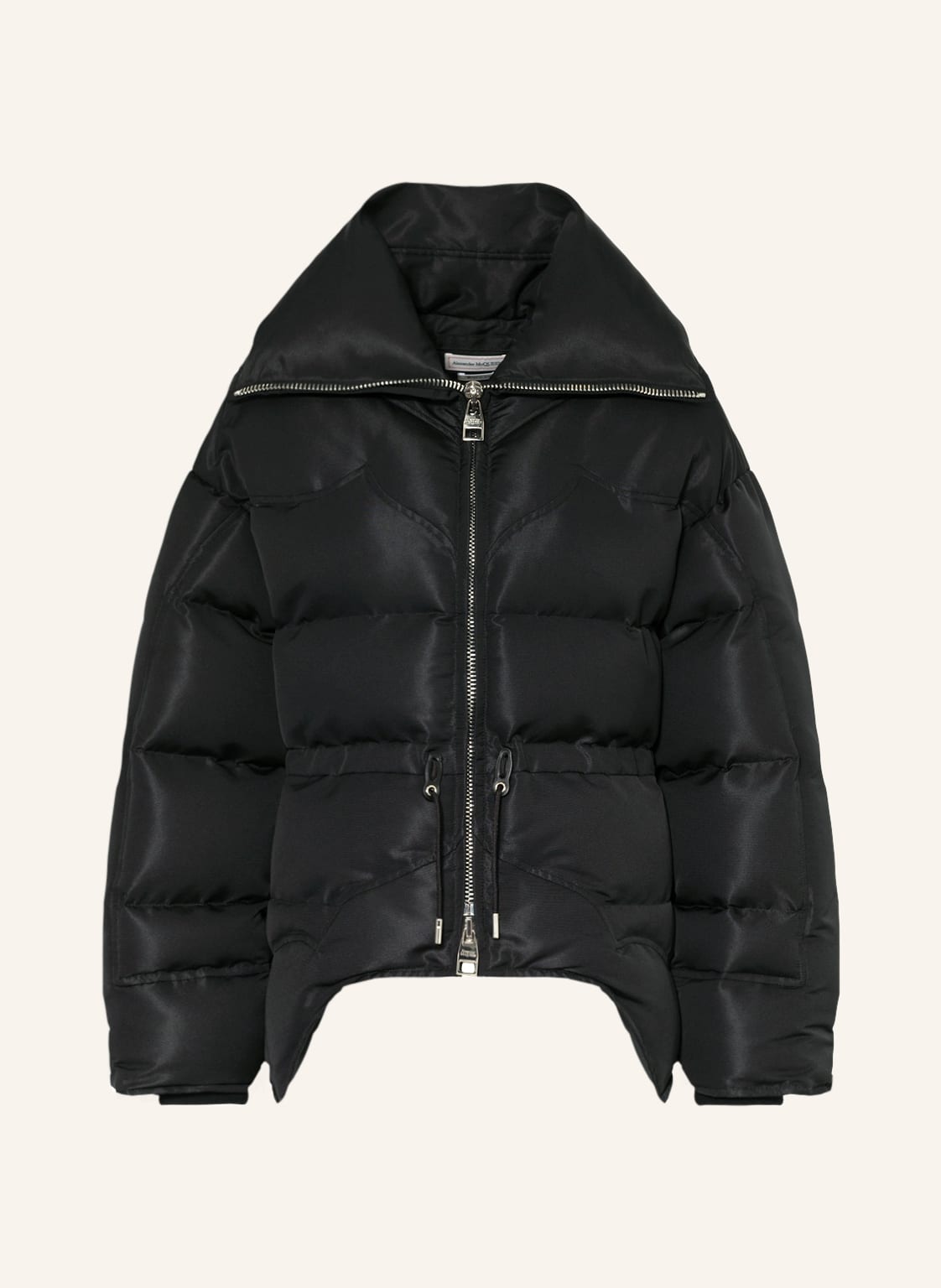 Image of Alexander Mcqueen Steppjacke schwarz