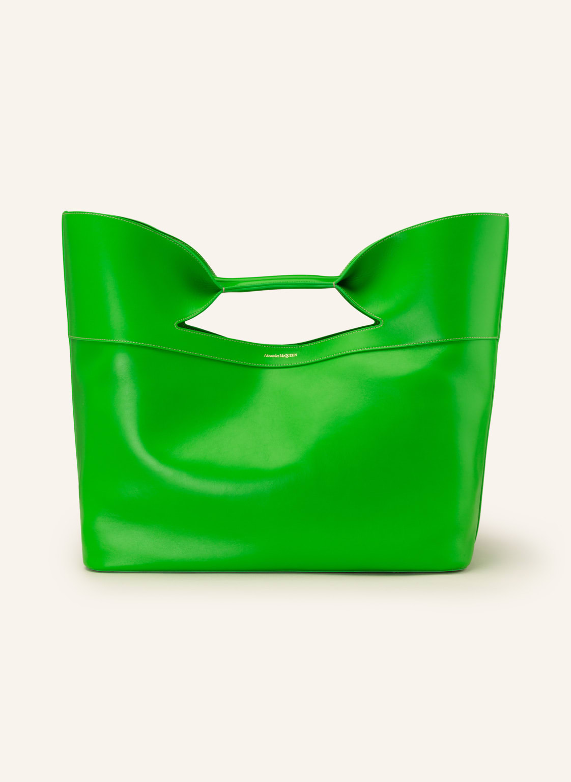 Image of Alexander Mcqueen Shopper The Bow Large gruen