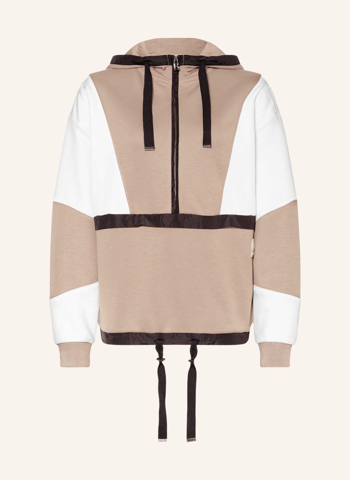 Image of Bogner Hoodie Corie Im Materialmix beige