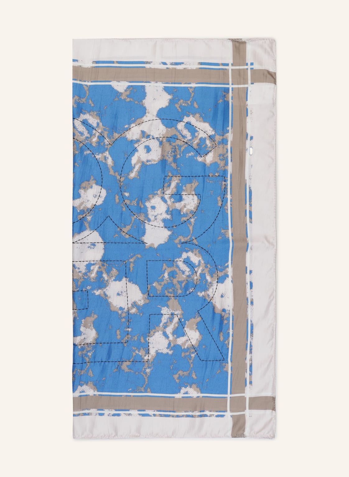 Image of Bogner Seidentuch Sira blau