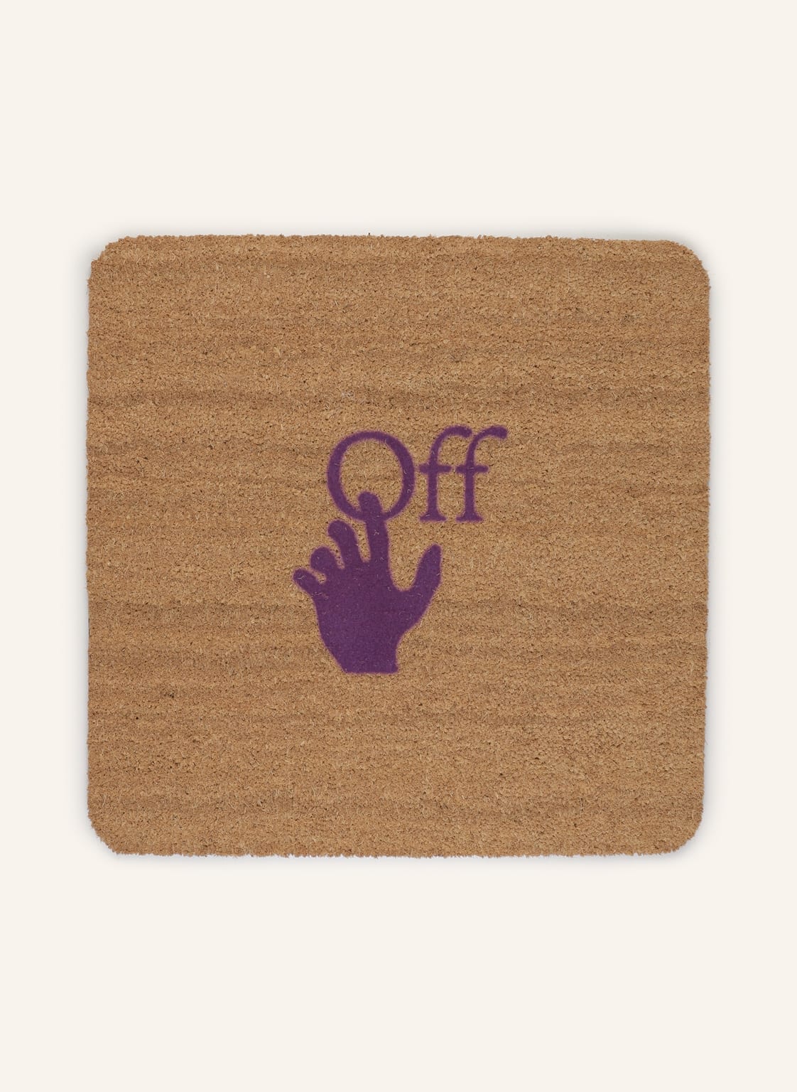 Image of Off-White Home Türmatte violett