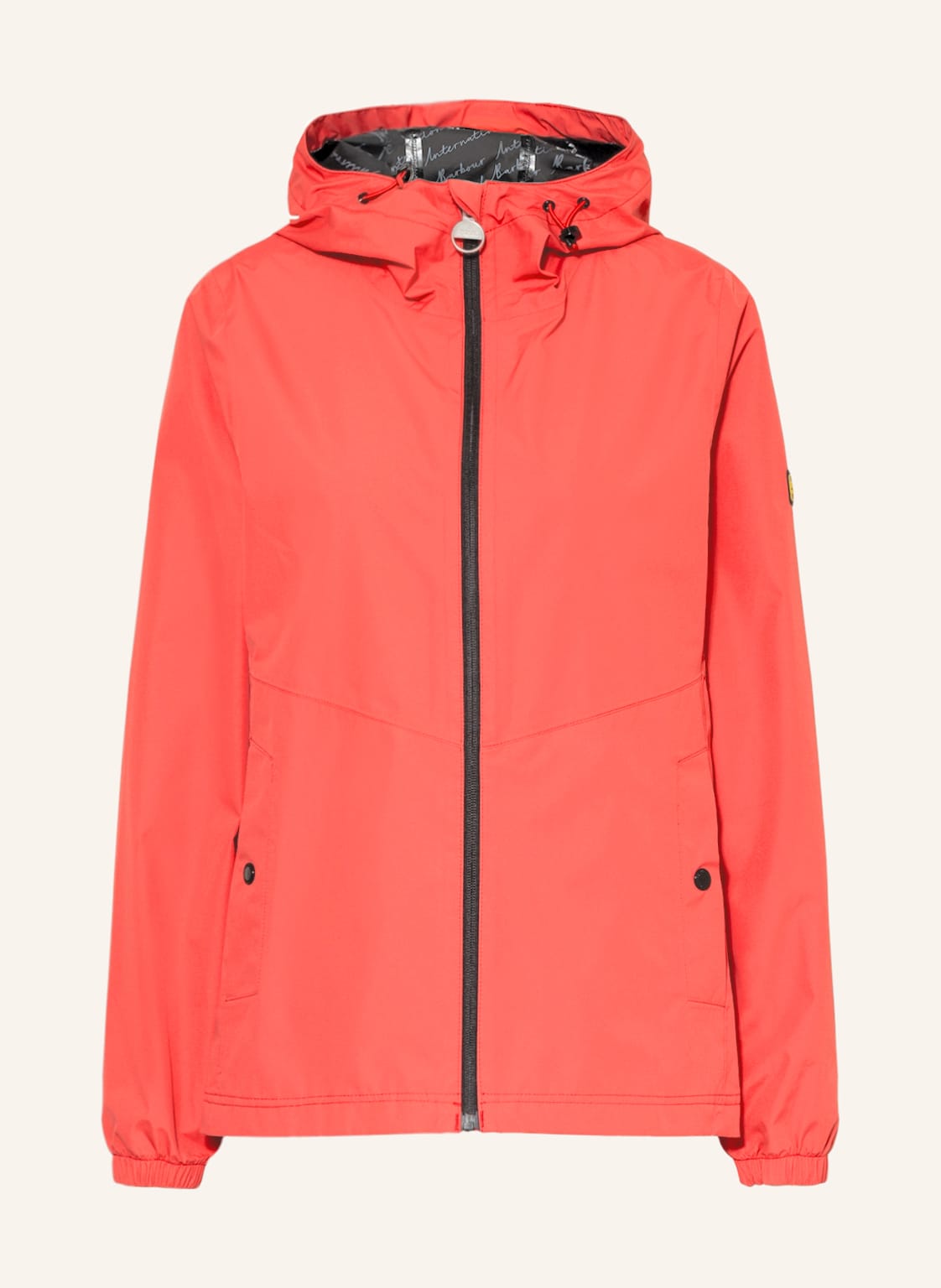 Image of Barbour International Regenjacke Superdrome rot
