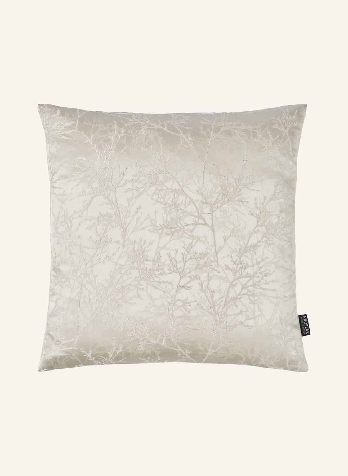 Image of Proflax Dekokissenhülle Samantha Mit Glitzergarn weiss