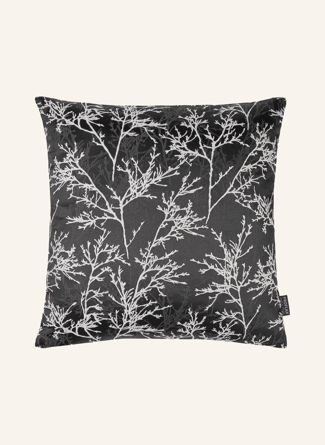 Image of Proflax Dekokissenhülle Samantha Mit Glitzergarn schwarz