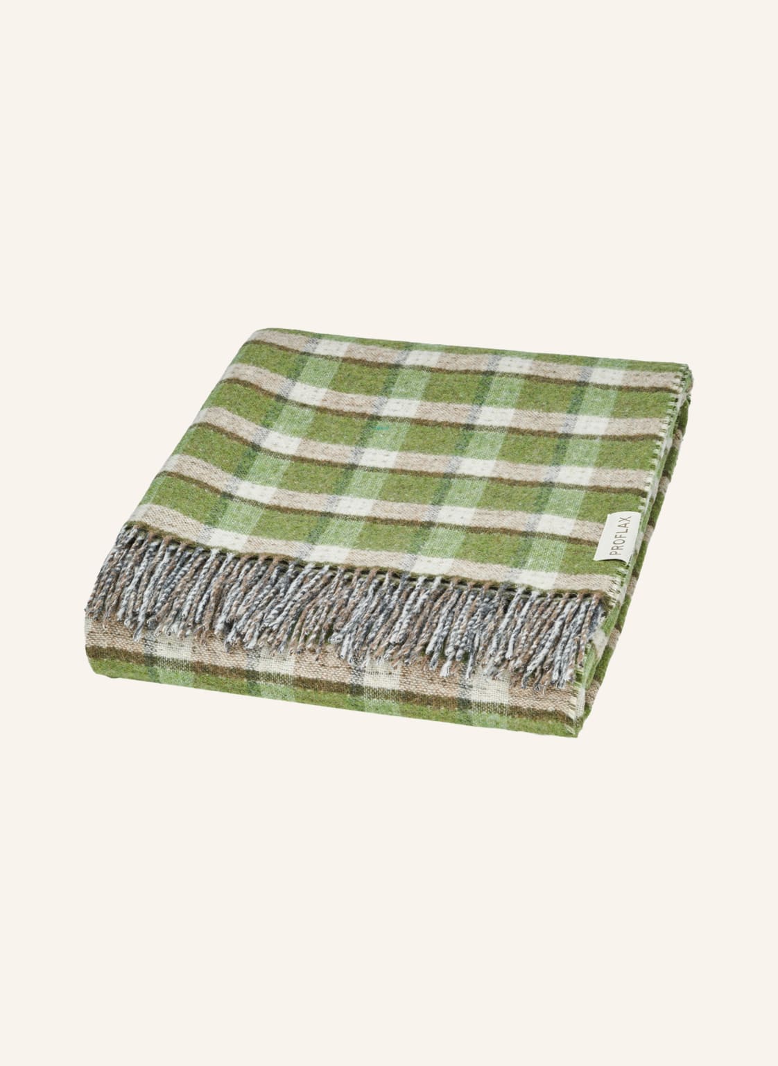 Image of Proflax Plaid Karolin Zum Wenden gruen