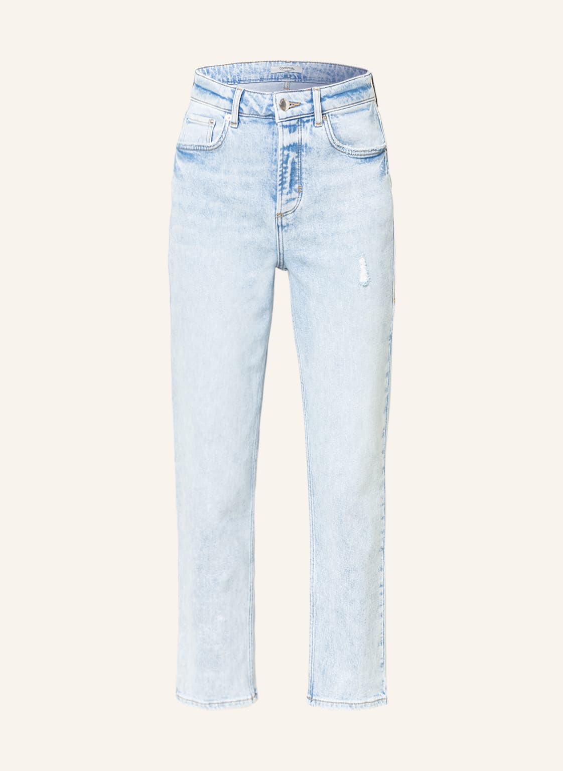 Image of Comma Casual Identity Mom Jeans blau
