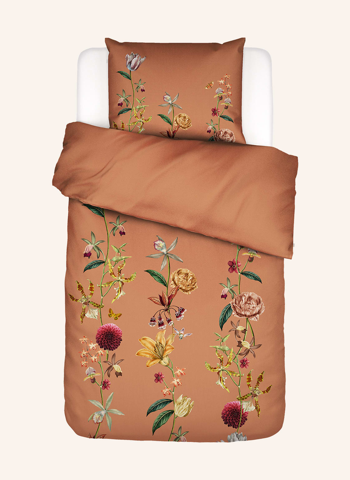 Image of Essenza Bettwäsche Feda Zum Wenden braun