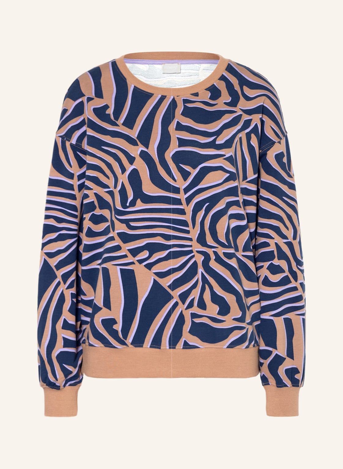 Image of Mey Lounge-Sweatshirt braun