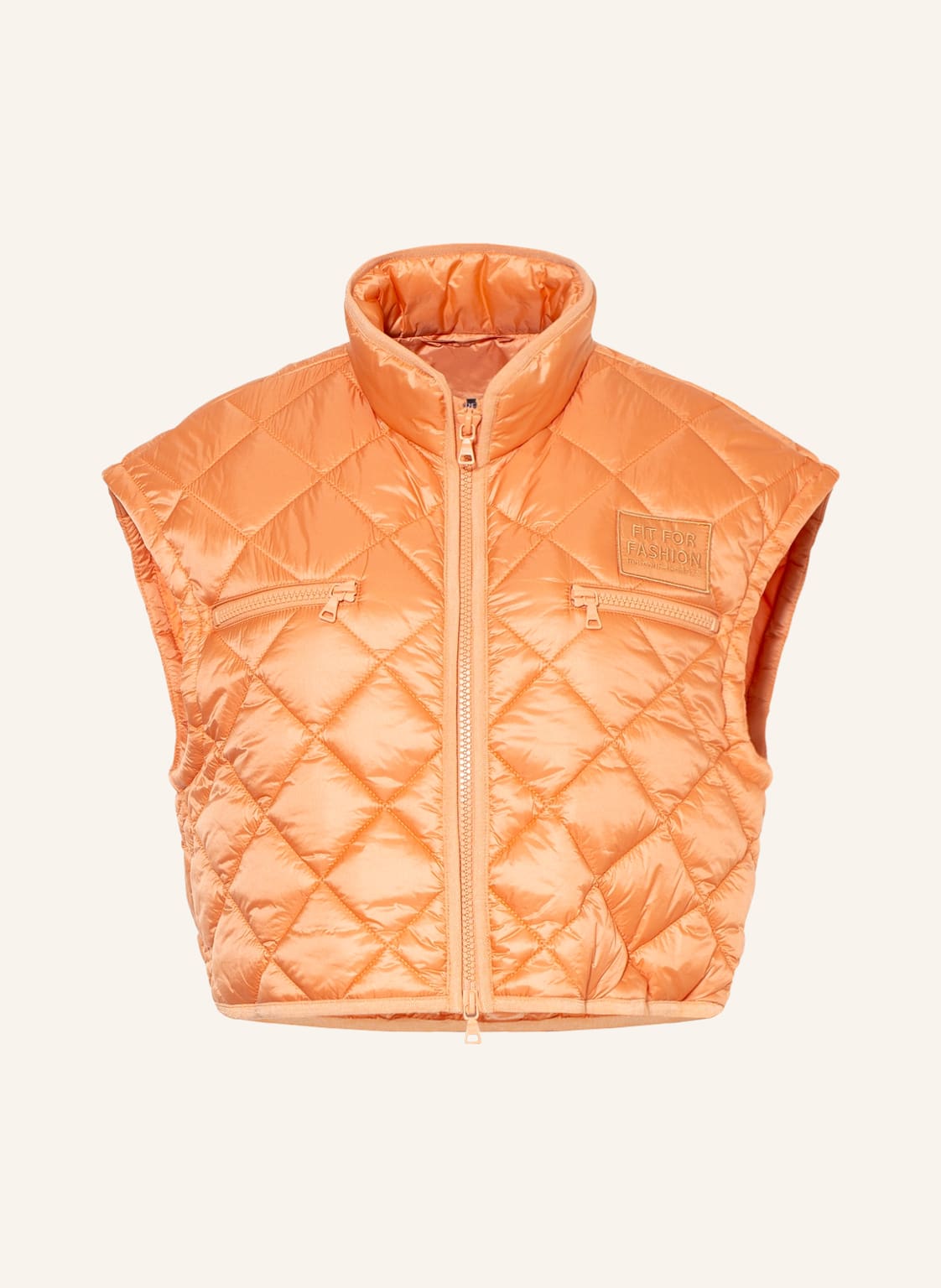 Image of Marc Aurel Cropped-Steppweste orange