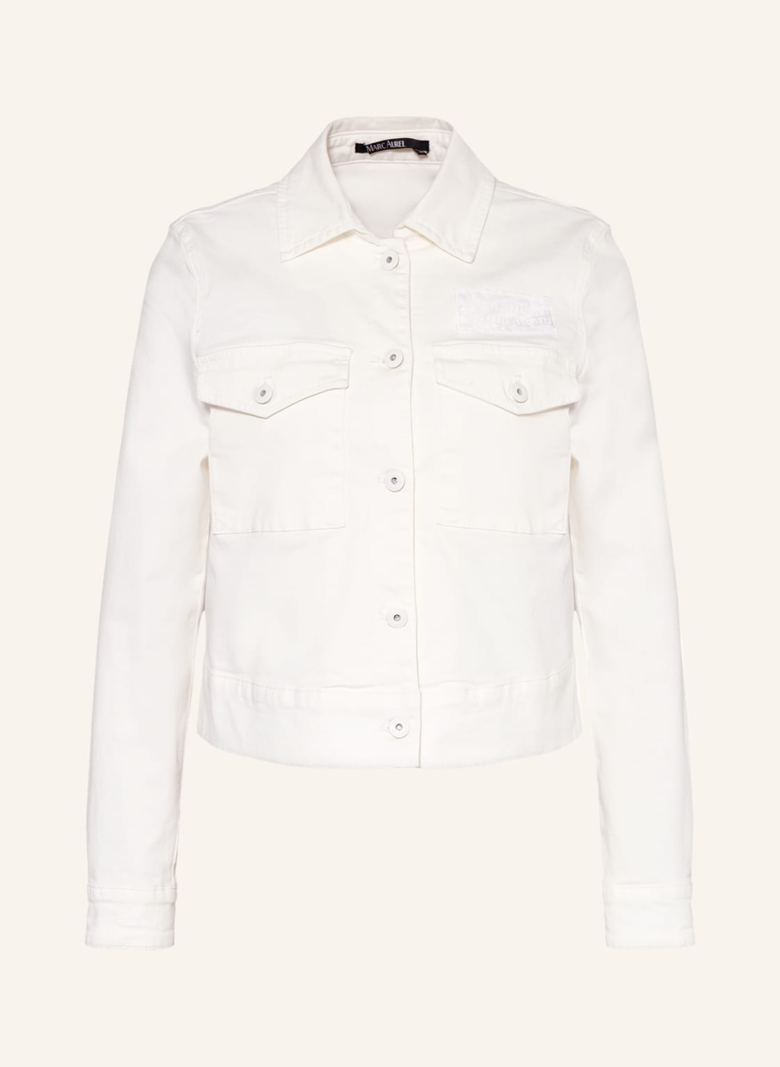 Image of Marc Aurel Jeansjacke weiss