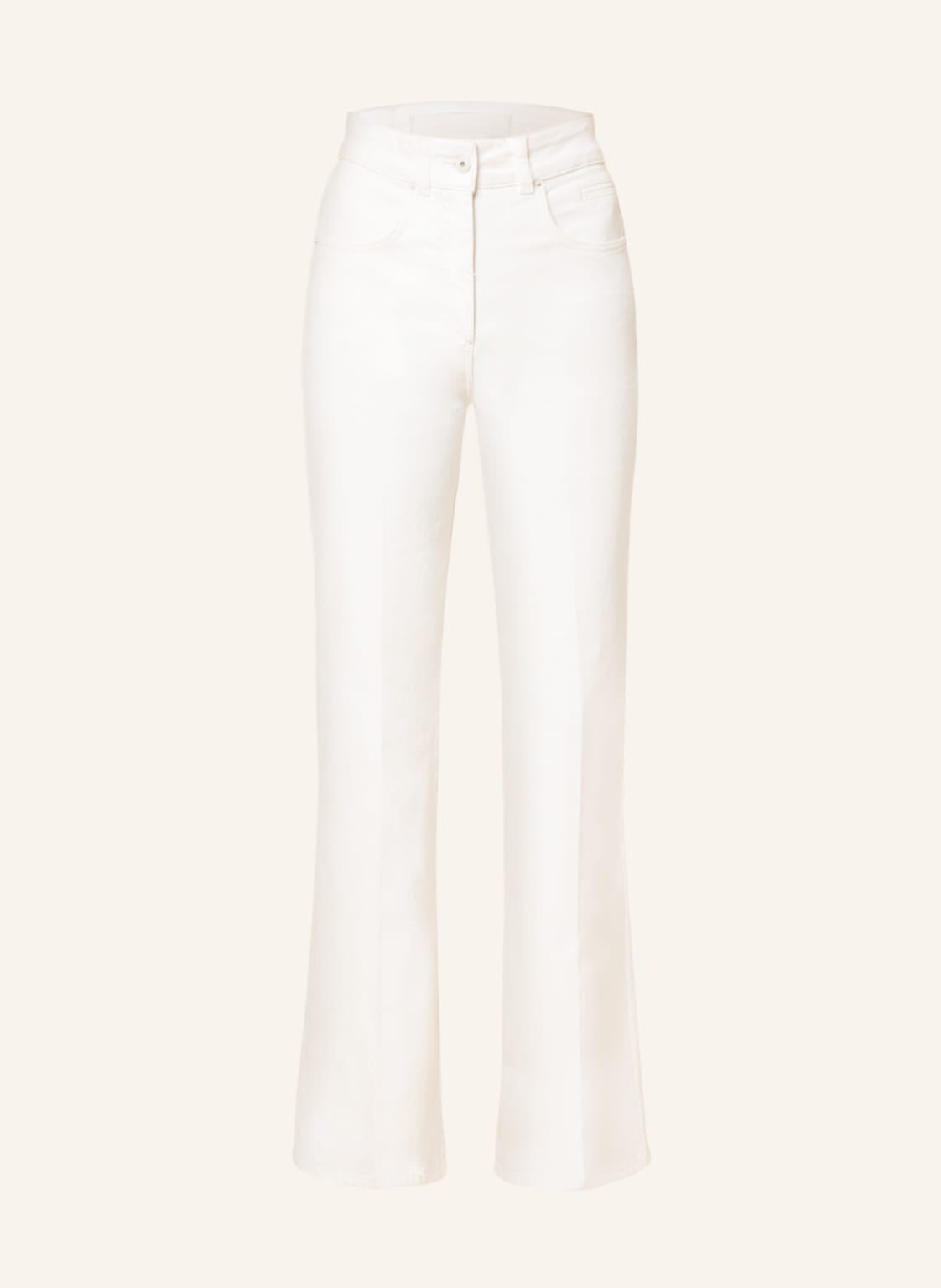 Image of Marc Aurel Flared Jeans weiss