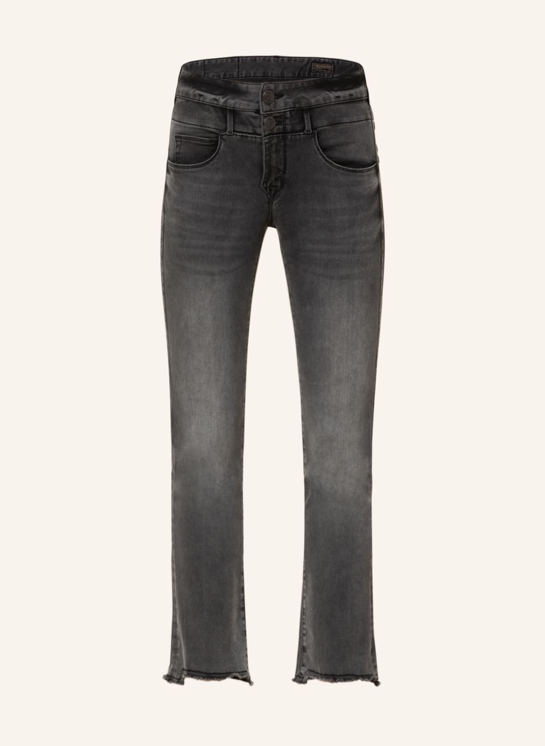 Image of Herrlicher Flared Jeans Baby grau