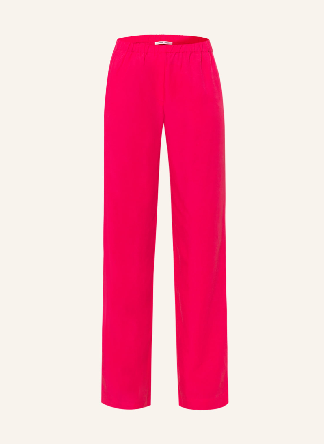 Image of Samsøe Samsøe Marlenehose Hoys Mit Leinen pink