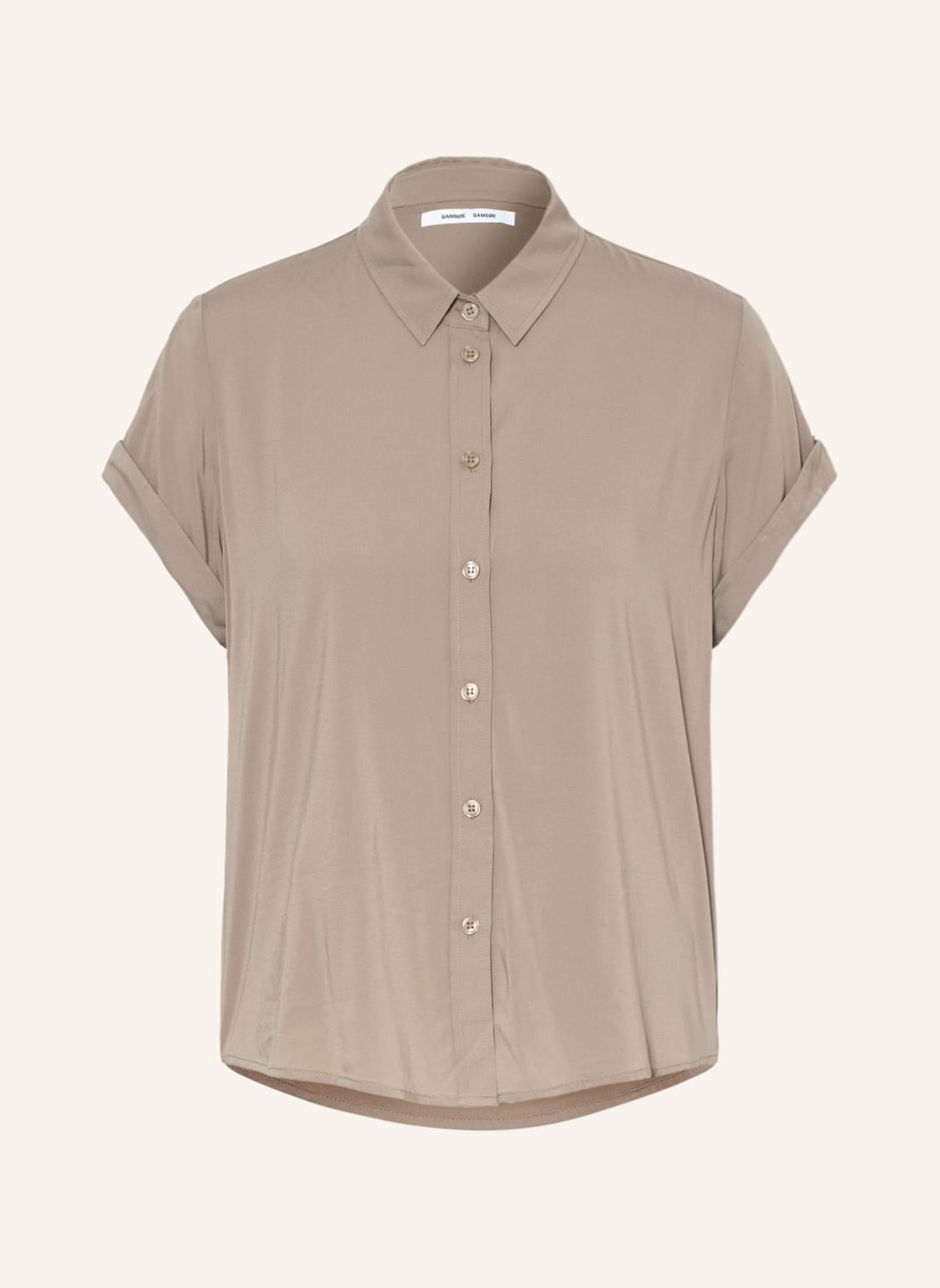 Image of Samsøe Samsøe Hemdbluse Majan beige