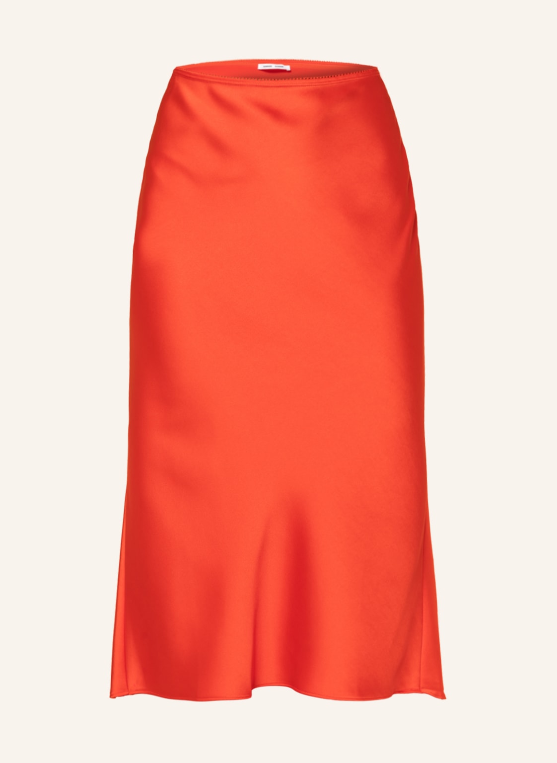 Image of Samsøe Samsøe Satinrock Agneta orange