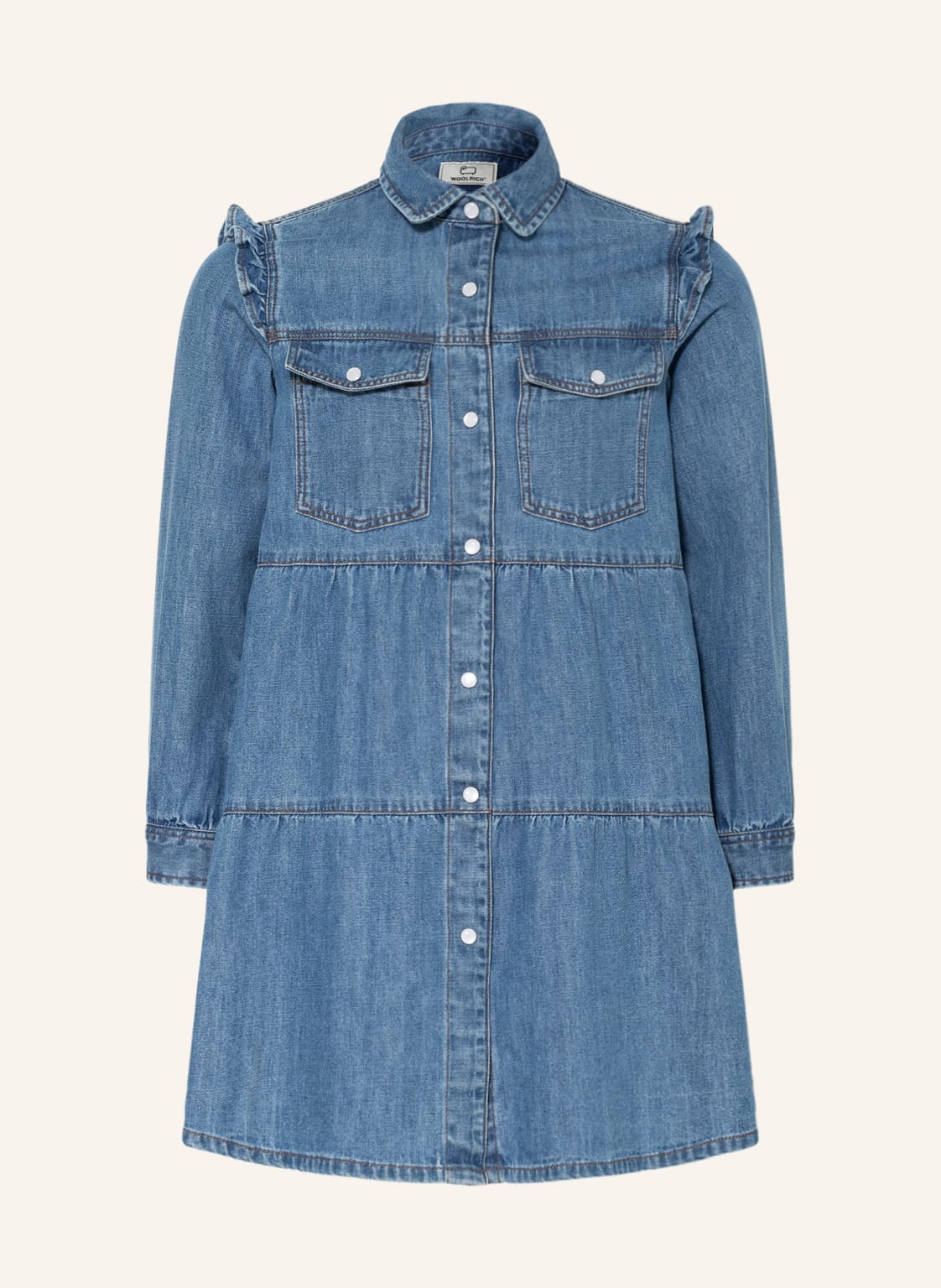 Image of Woolrich Jeanskleid blau