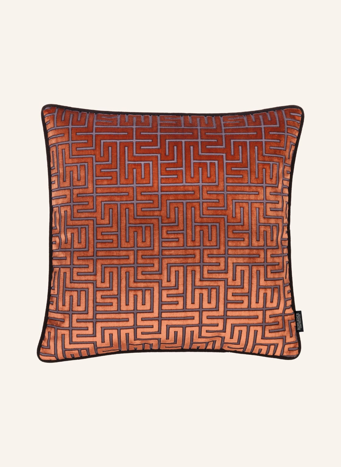 Image of Rohleder Dekokissen Quantum Mit Daunenfüllung rot