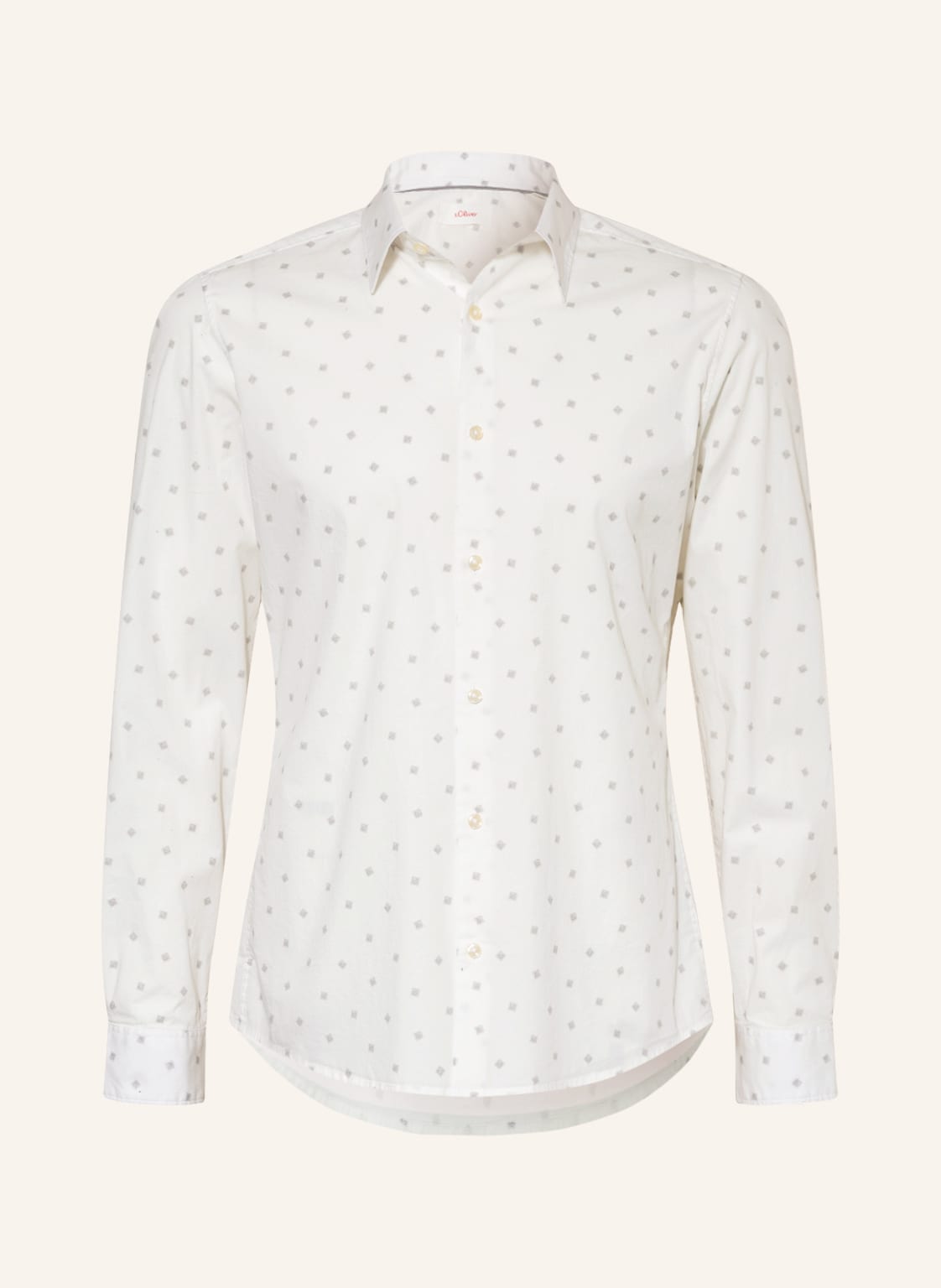 Image of S.Oliver Red Hemd Slim Fit weiss