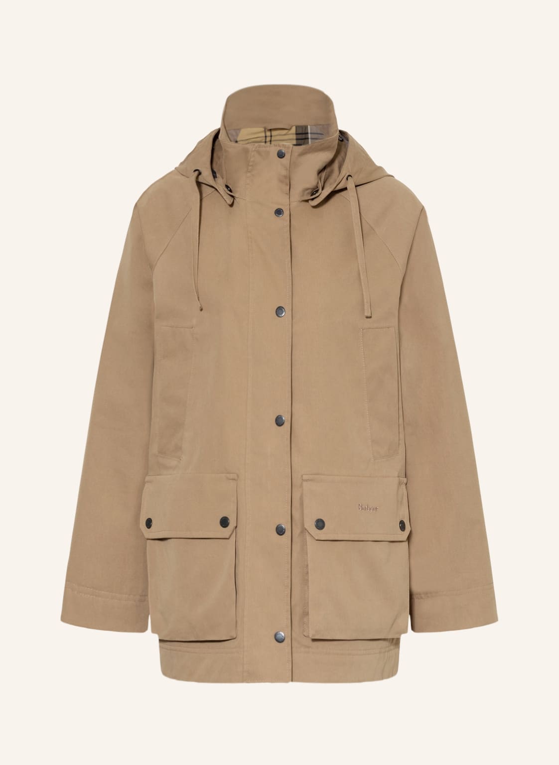 Image of Barbour Parka Lowland beige