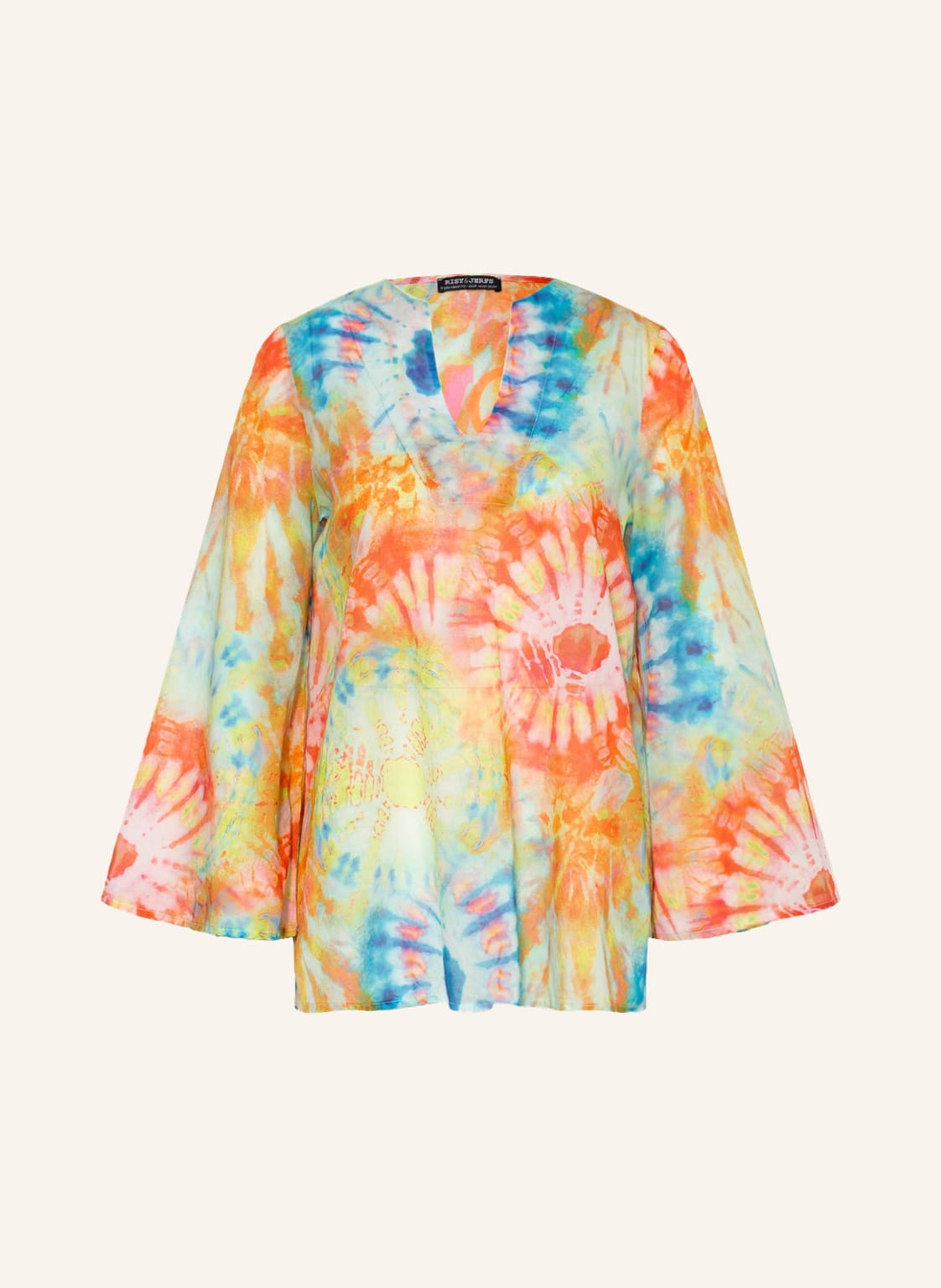 Image of Risy & Jerfs Tunika Salermo Mit 3/4-Arm orange