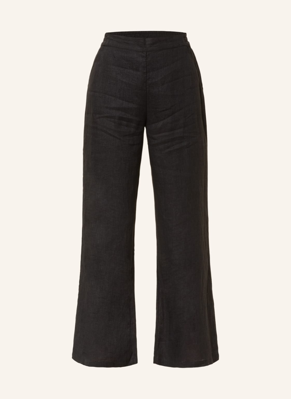 Image of Tonno & Panna Marlenehose Gerda Aus Leinen schwarz