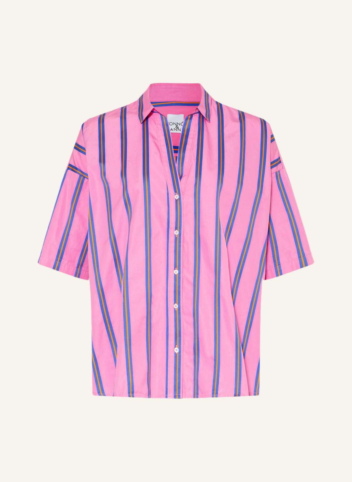 Image of Tonno & Panna Oversized-Hemdbluse Lea pink