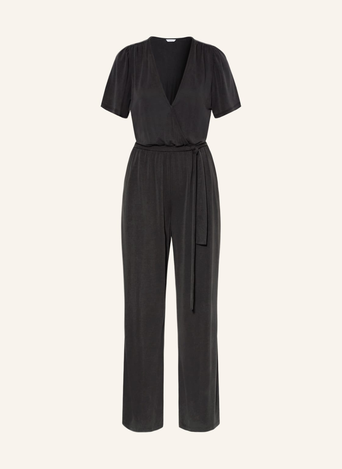 Image of Frogbox Jumpsuit In Wickeloptik grau