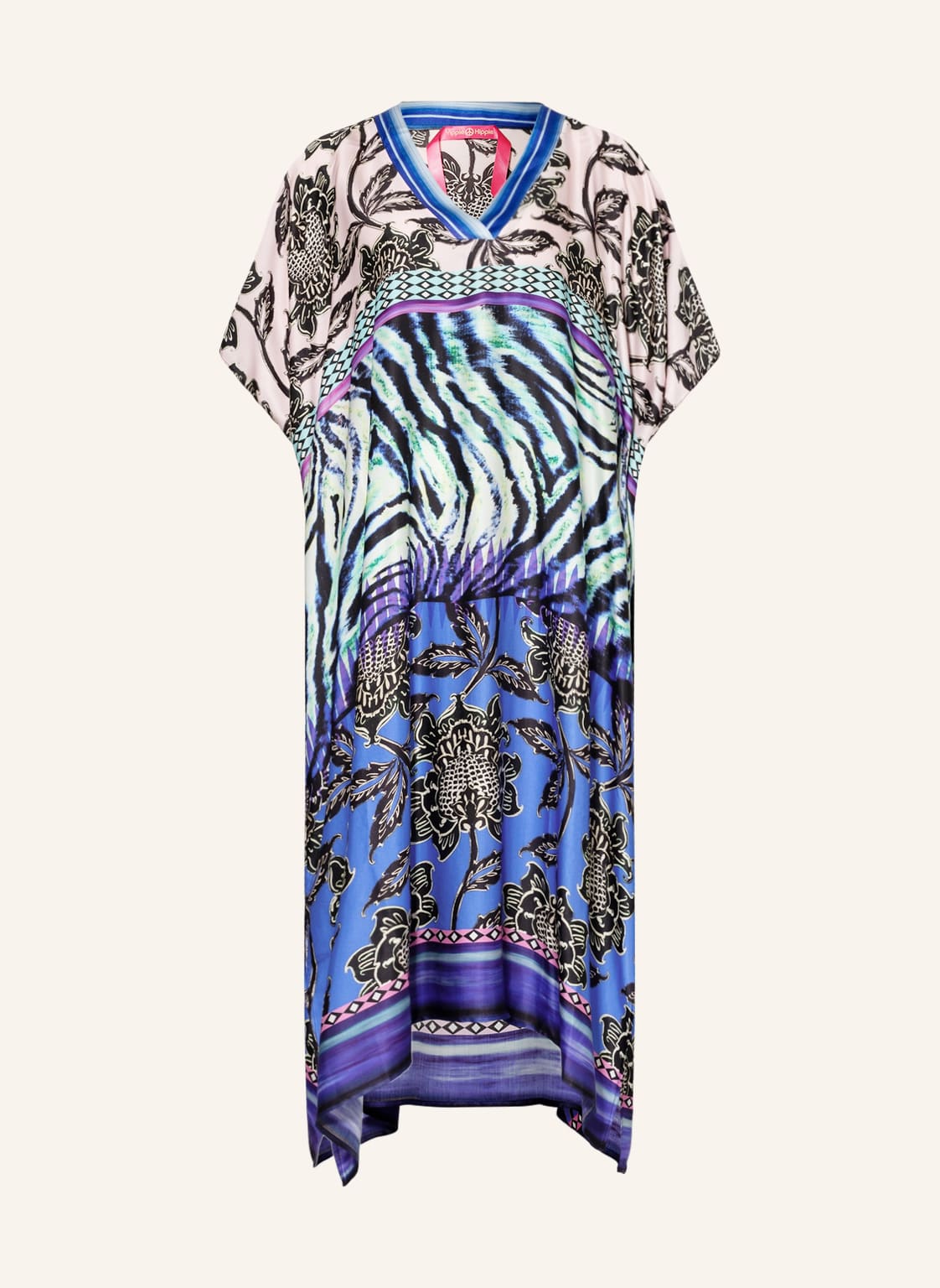 Image of Yippie Hippie Strandkleid blau