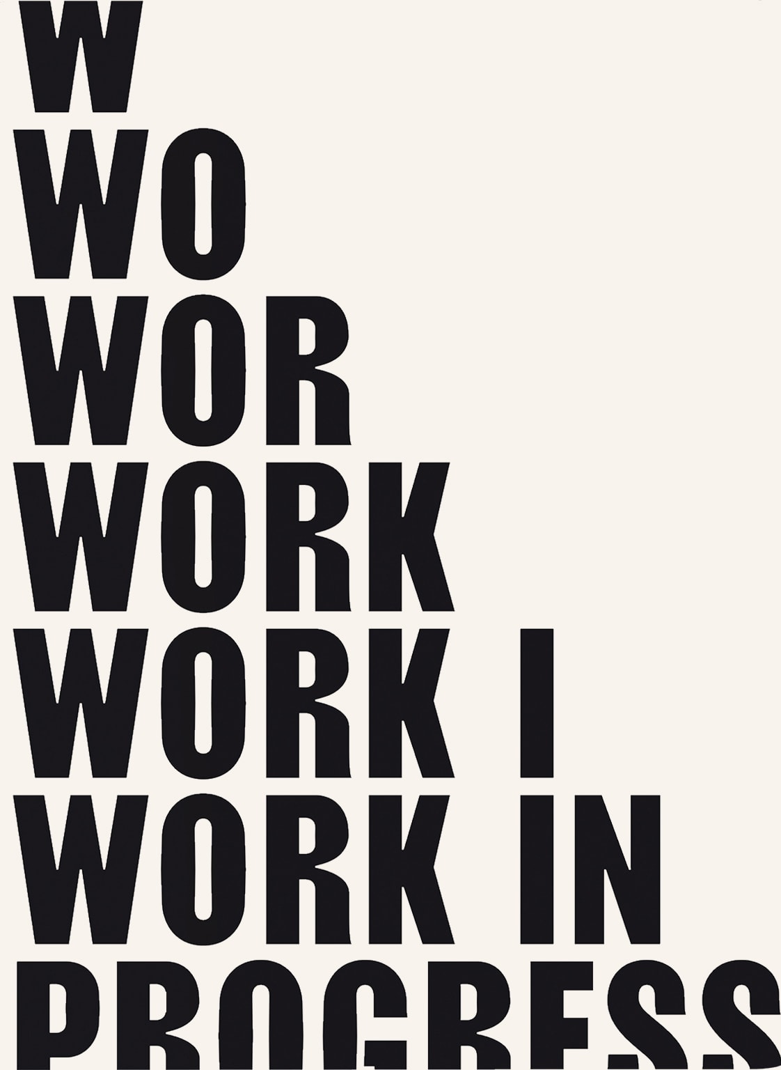 Image of Nuuna Notizbuch Graphic L Work In Progress weiss