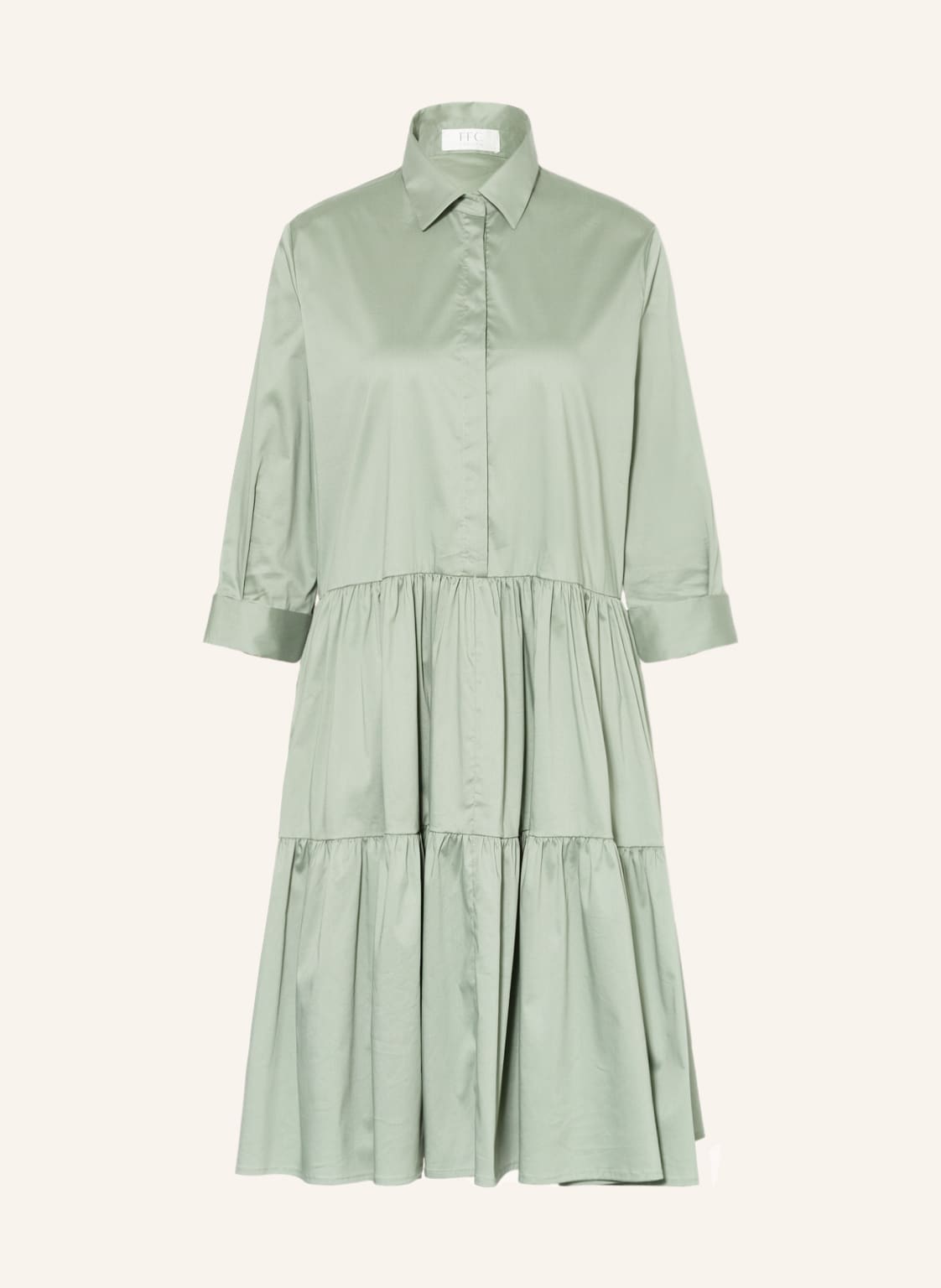 Image of Ffc Kleid Mit 3/4-Arm gruen