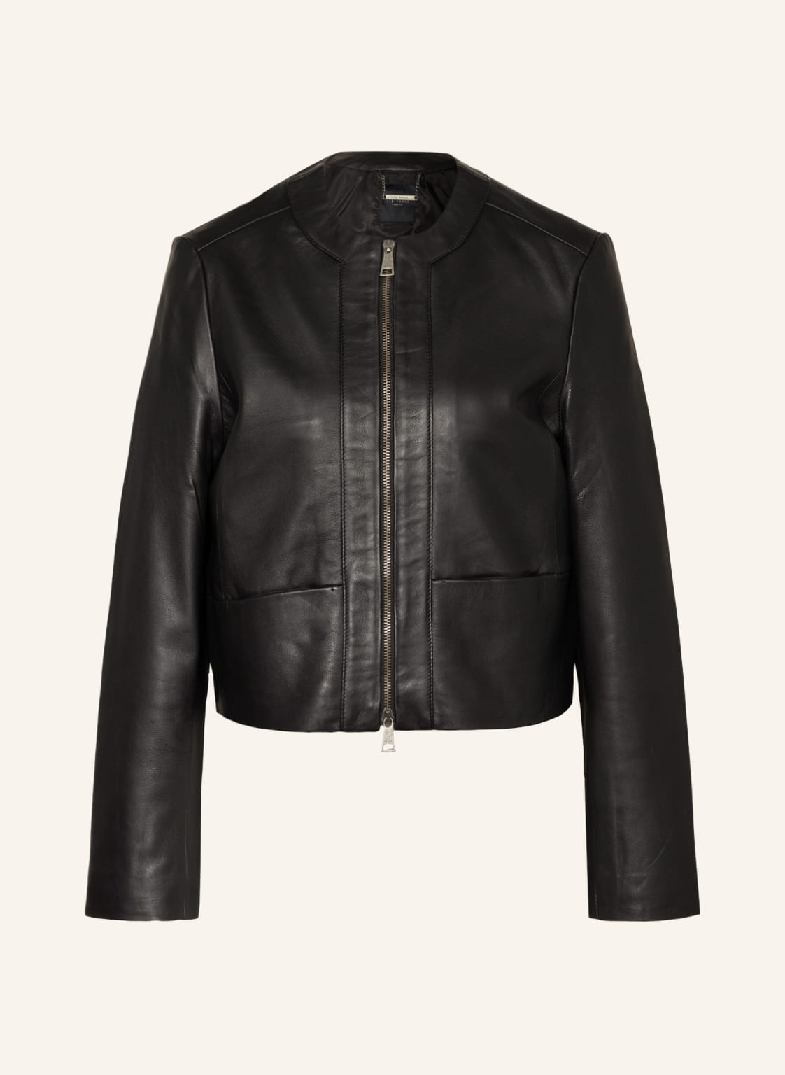 Image of Ted Baker Lederjacke Clarya schwarz