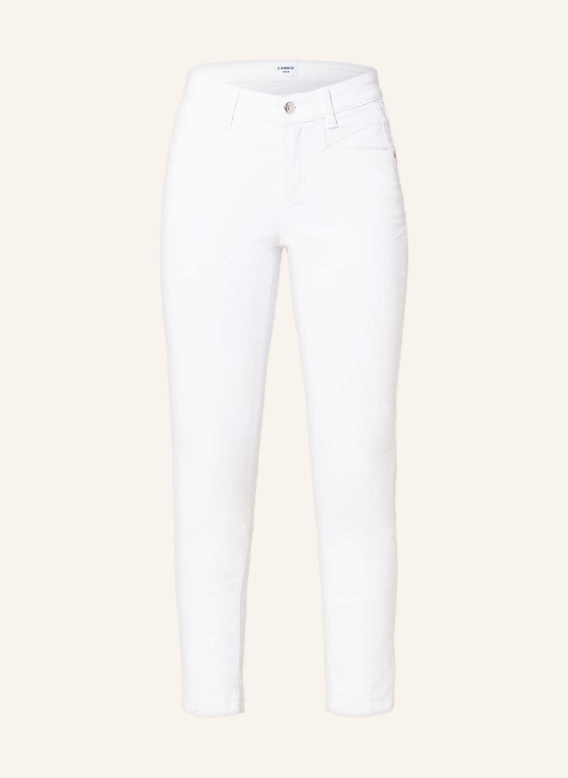 Image of Cambio Skinny Jeans Pina weiss