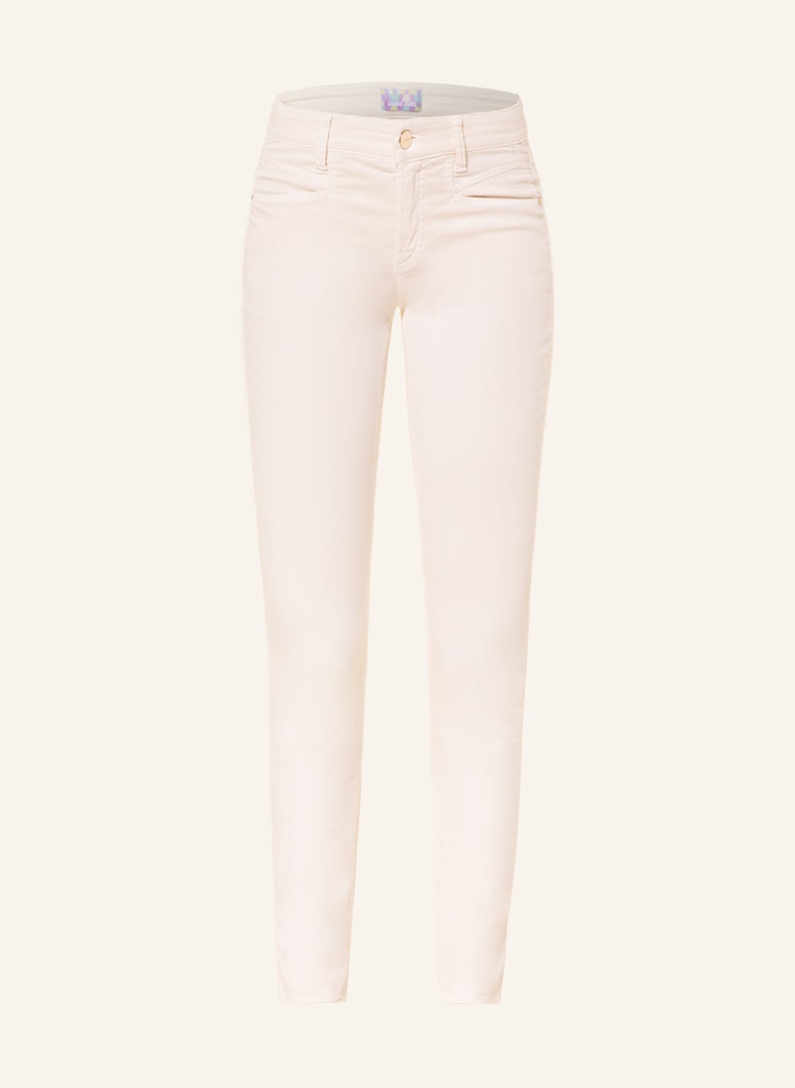 Image of Cambio Skinny Jeans Pina beige