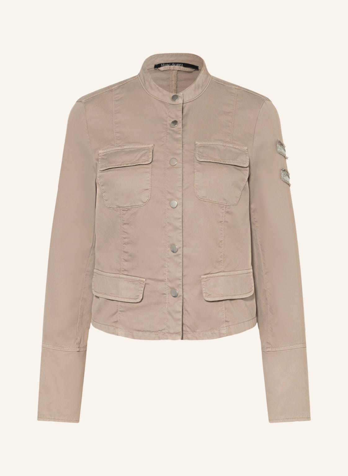 Image of Marc Aurel Jacke Mit Pailletten grau