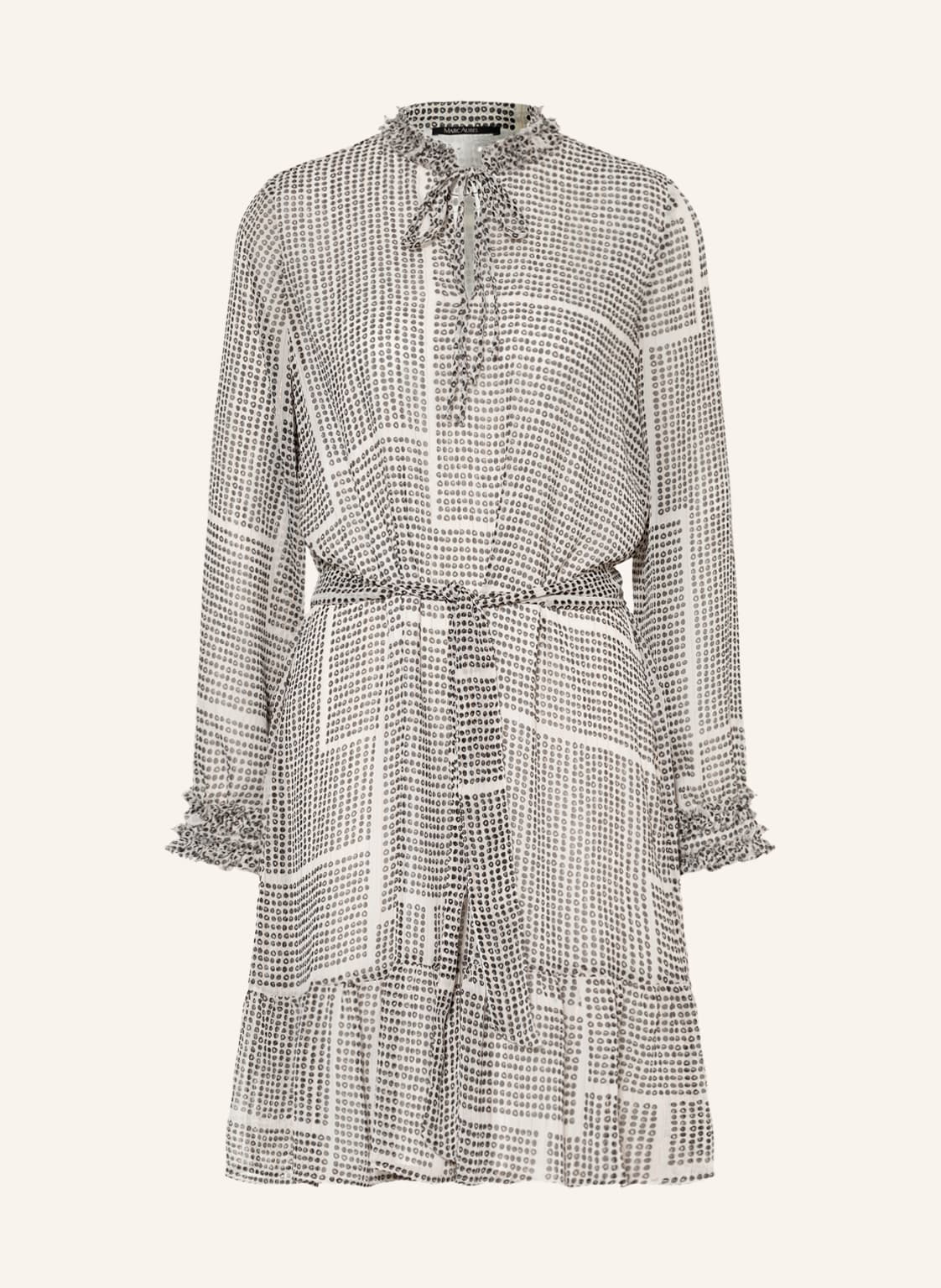 Image of Marc Aurel Kleid Mit Glitzergarn grau