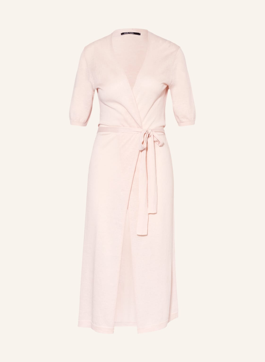 Image of Marc Aurel Strickhülle Mit Leinen rosa